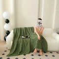Soft Cozy Velvet Taffeta Blanket, Warm, Double-sided