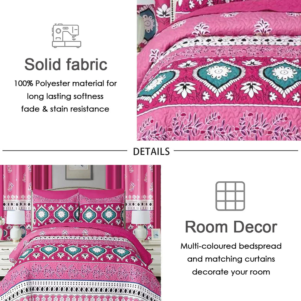10 Pcs Printed Bedspread Set Luxury High Quality Quilt Set Quilting Thin Comforter Set All Season
