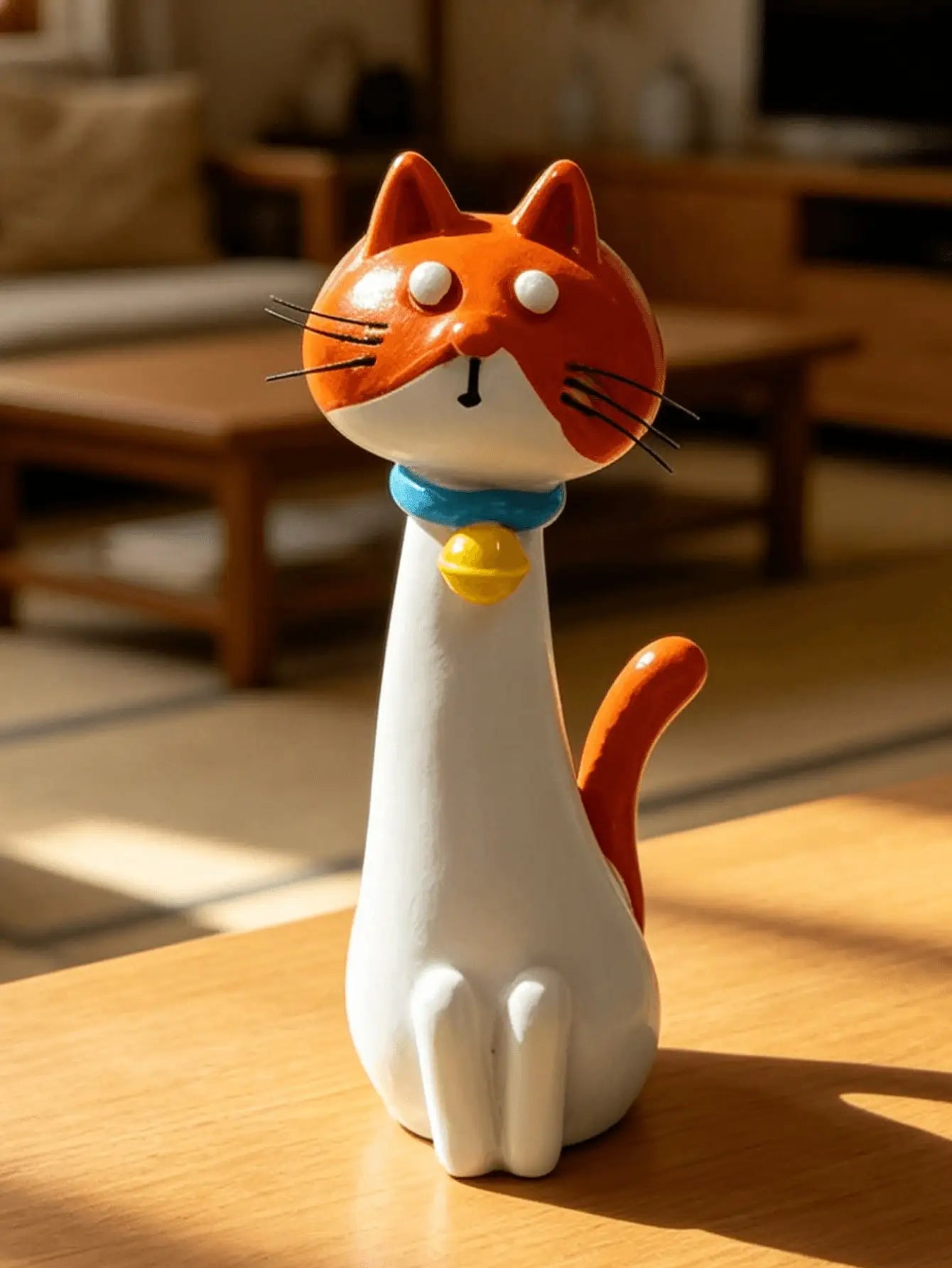 Cartoon Cat Shaped Resin Vase