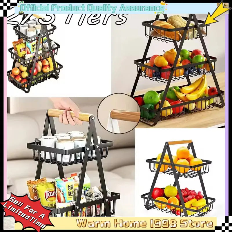 2 and 3 Tier Portable Iron Organizer for multi-use