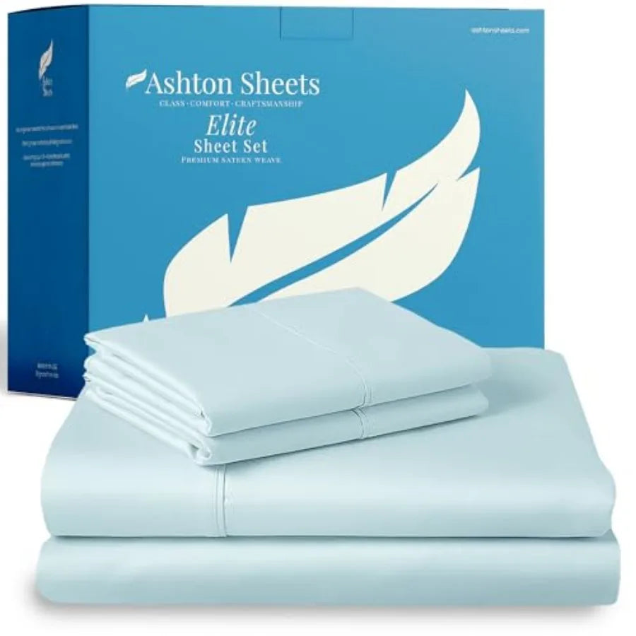 100% Egyptian Cotton Sheets Size - 800 Series  4 PC, Soft, Cooling, 16" Deep Pock