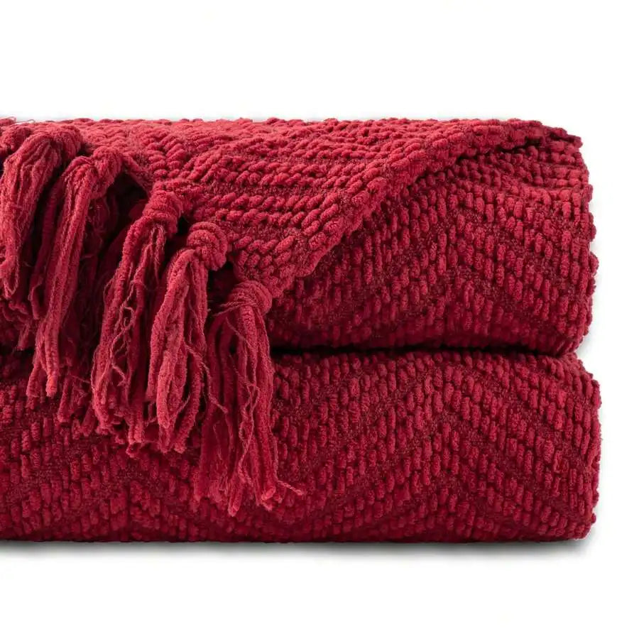 Knitted Olive Green Throw Blanket For Soft Warm Large Throws ,Decorative Green Throw Blankets