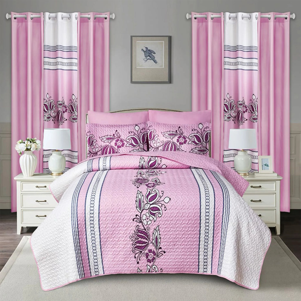 10 Pcs Printed Bedspread Set Luxury High Quality Quilt Set Quilting Thin Comforter Set All Season