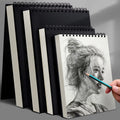 Pack 30-Sheets Acid Free Spiral Bound Sketch Book Artistic Drawing, Painting, Writing