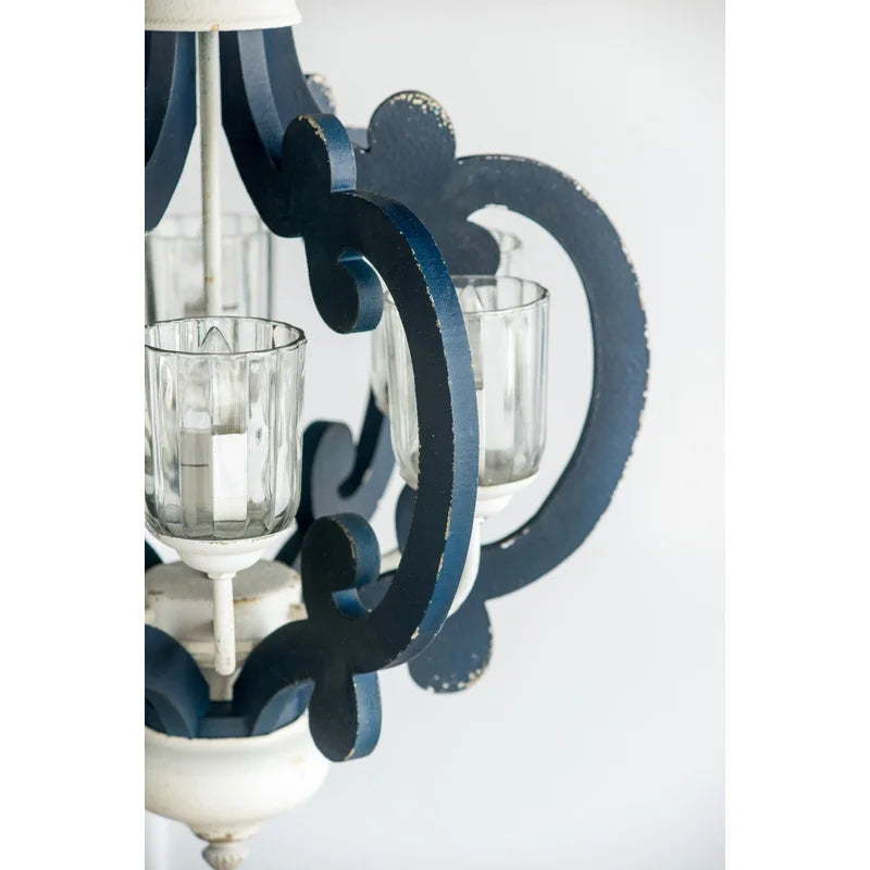 Natural Wood Chandelier Pendant Light for Kitchen Living Dining Room, Farmhouse Style, Bulb Not Included