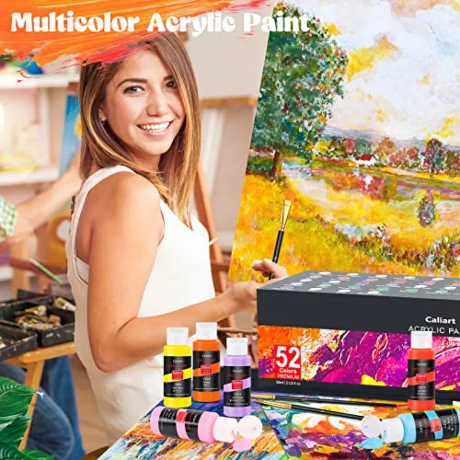 52 set Acrylic Paint Set for crafts