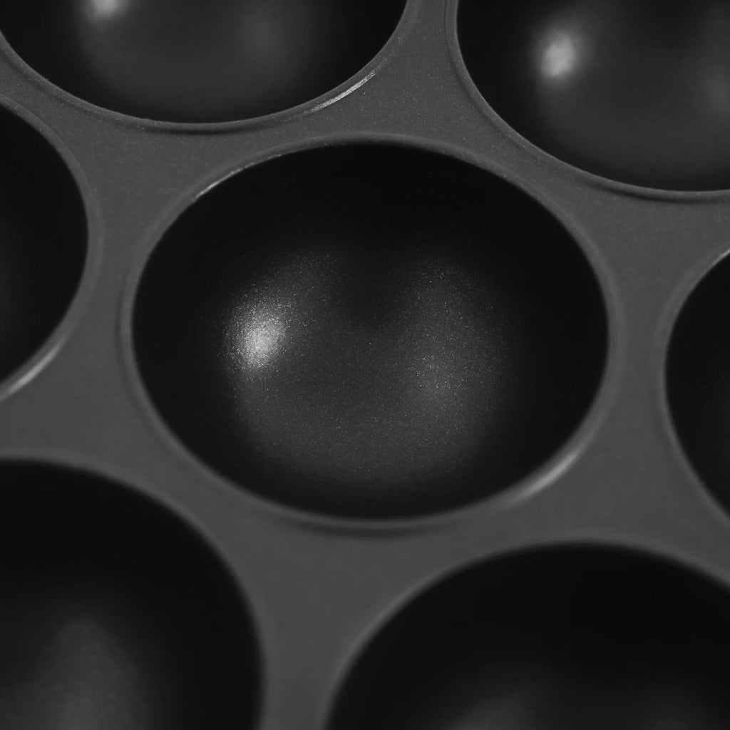 7-Hole Cake Mold Baking Pan with Handle Cake Cooking Pan Takoyaki Maker Non-stick Omelette Pan Kitchenware