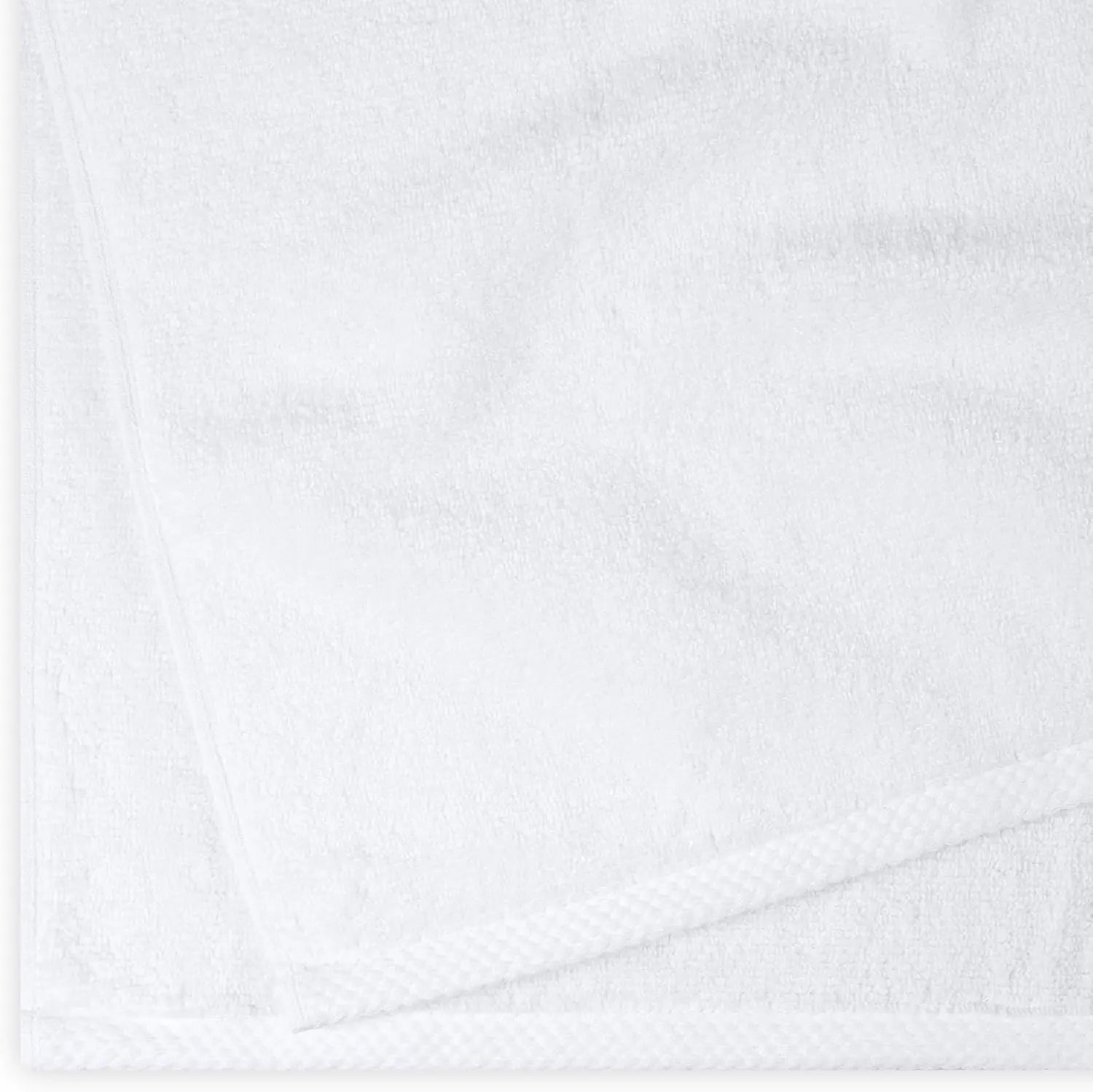 Quick-Dry Oversize Bath Towel 100% Cotton 54x30 Inches for Bathroom, White