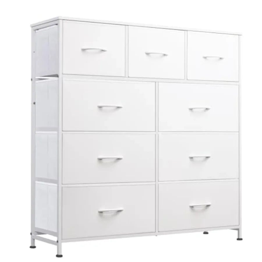 9-Drawer Dresser, Fabric Storage Tower