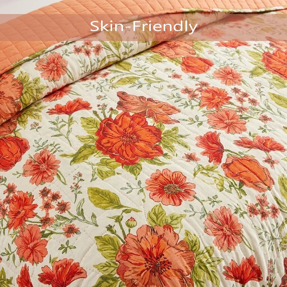 6 Pcs Printed Bedspread Set Luxury High Quality Quilt Set Quilting Thin Comforter Set All Season Use Local Warehouse