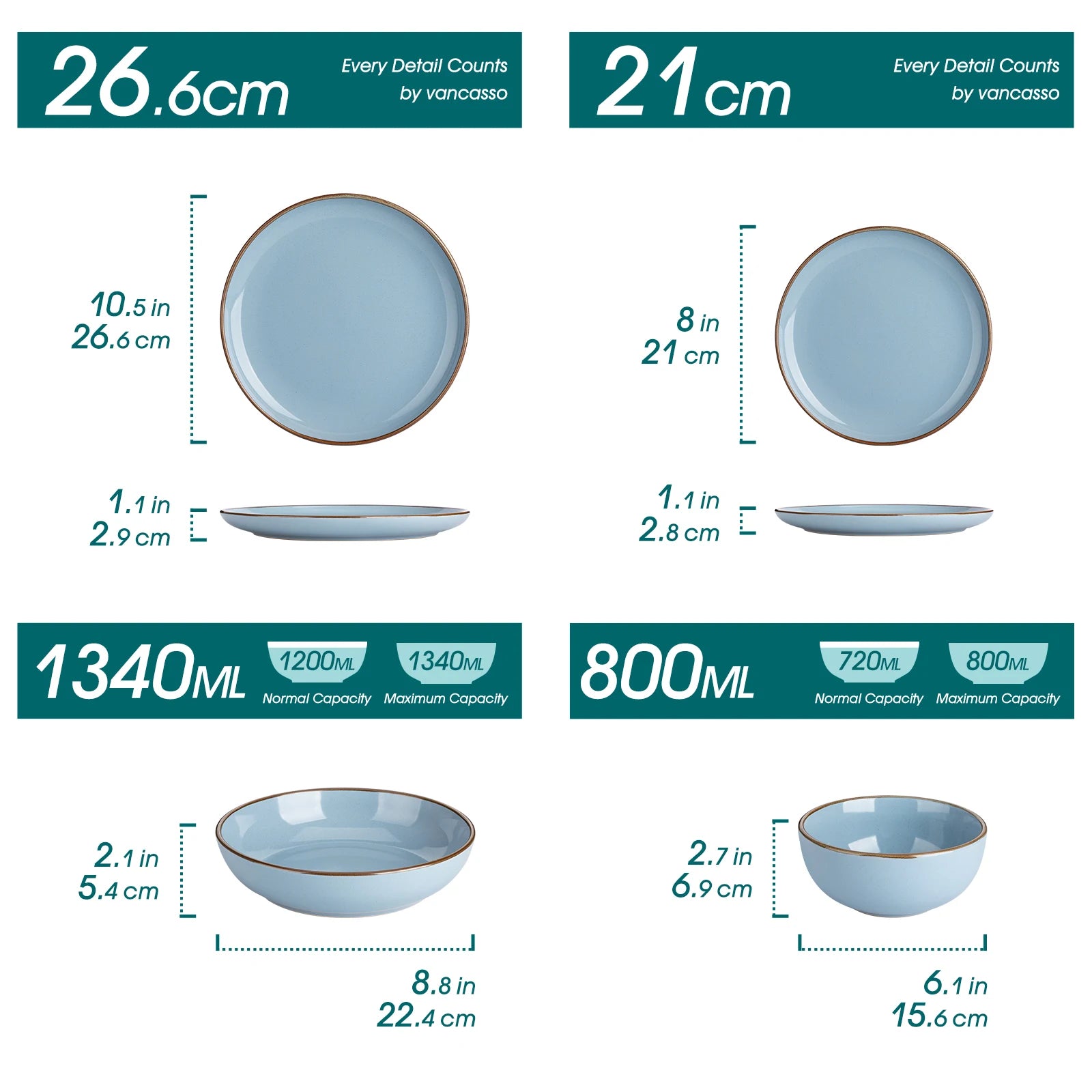 16/32 Piece Ceramic Glaze Tableware Set with Dinner/Dessert/Soup Plate/Bowl  For 4/8 Person 4 Color Optional