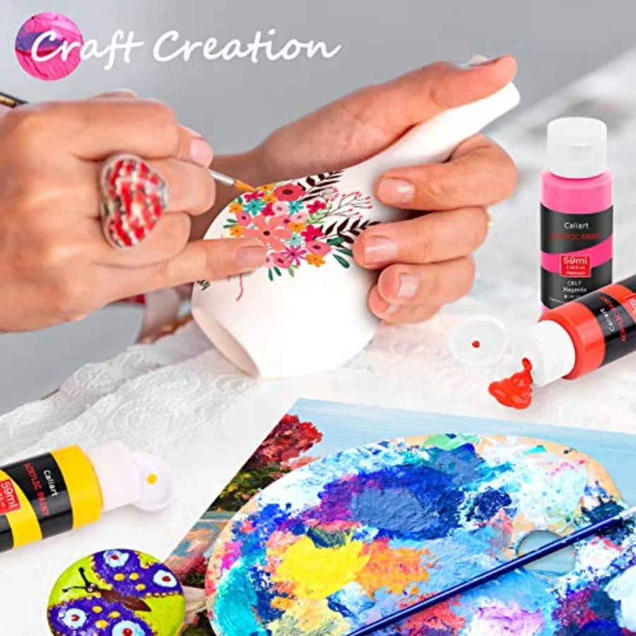 52 set Acrylic Paint Set for crafts