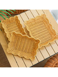 3pcs/1pc Handmade Woven Rattan Style Tray