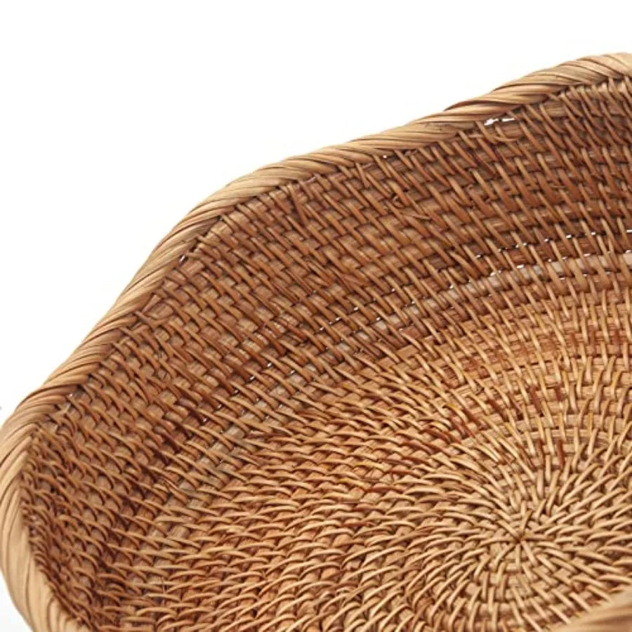 Natural Rattan Woven Stackable Baskets for Storage