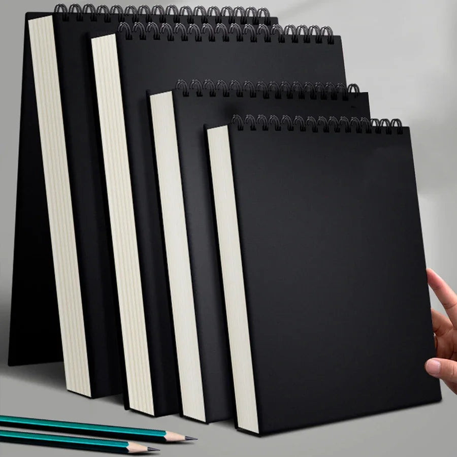 Pack 30-Sheets Acid Free Spiral Bound Sketch Book Artistic Drawing, Painting, Writing