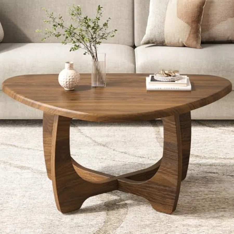 Mid Century Modern Table with Triangle Top, Unique