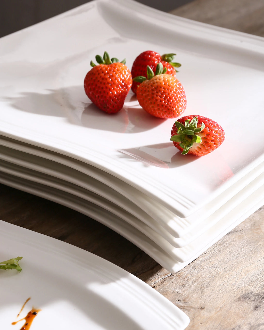Series Flora, 6/12 Piece 10.25" Ivory White Porcelain
