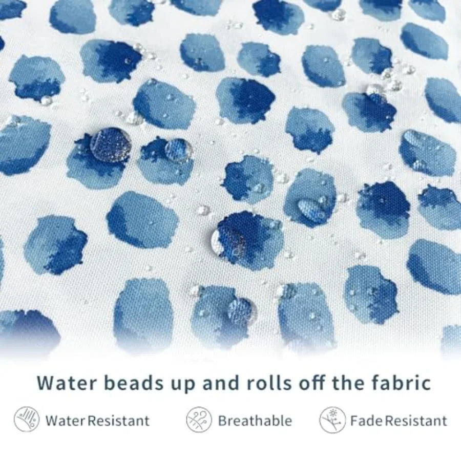 Pack of 2 Square Waterproof Outdoor Pillow sets, multi-room use