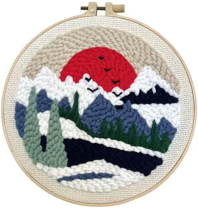 Punch Needle Embroidery Starter Kits For Beginner  Cute Animals