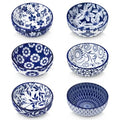 2.7 Oz Ceramic Mini Dipping Bowls Set of 6, 3 Inch Small Dip Bowls for Sauces, Nuts, Finger Bowls