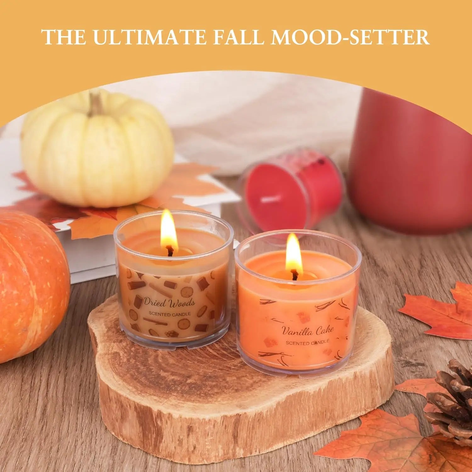 12 Pack seasonal MINI Scented Soy Candles Set for multi-holiday