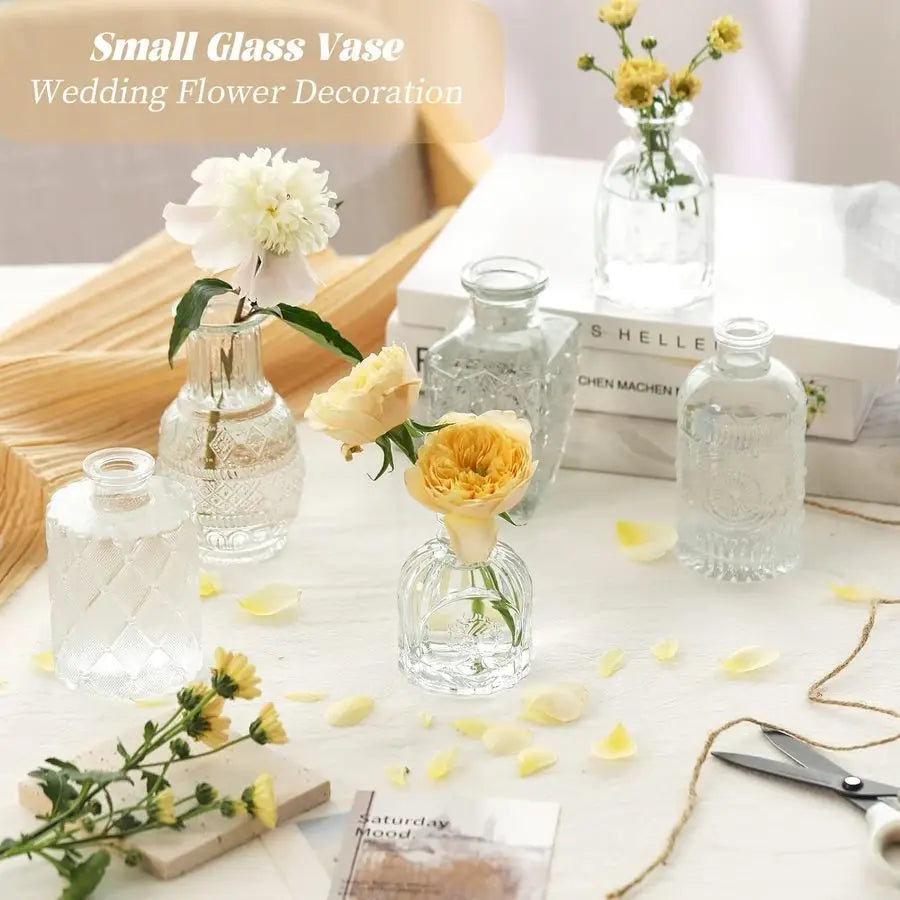 Bud Vase Set of 32PCS glass