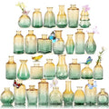 Glass Bud Vases in Bulk Set