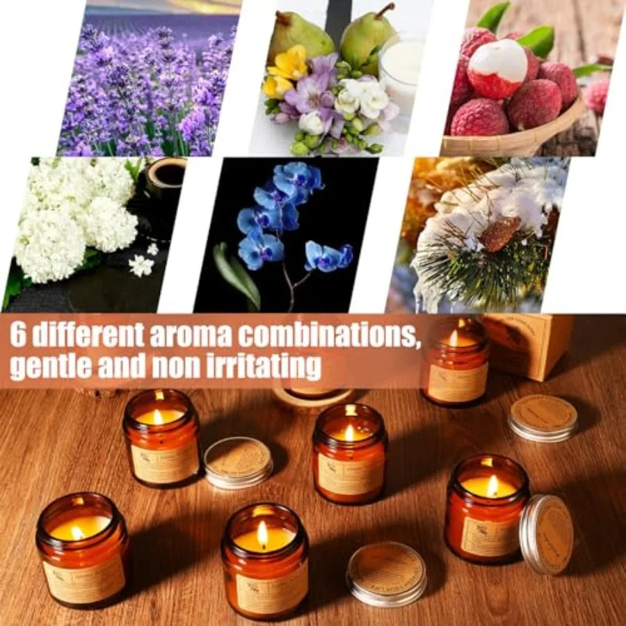 36 Pcs Scented Candles for Home Bulk Jar Candles Gift Set
