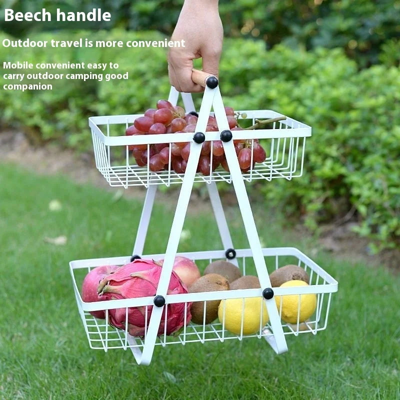 2 and 3 Tier Portable Iron Organizer for multi-use