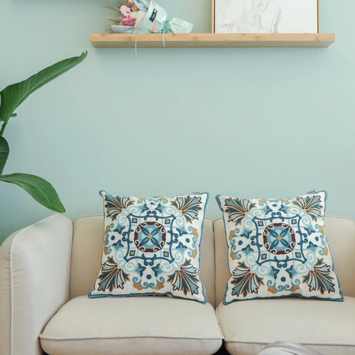 2 Pack Throw Pillow Covers Decorative Pillow Case Cushion Cover 18''x18''