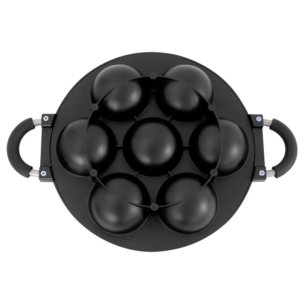 7-Hole Cake Mold Baking Pan with Handle Cake Cooking Pan Takoyaki Maker Non-stick Omelette Pan Kitchenware
