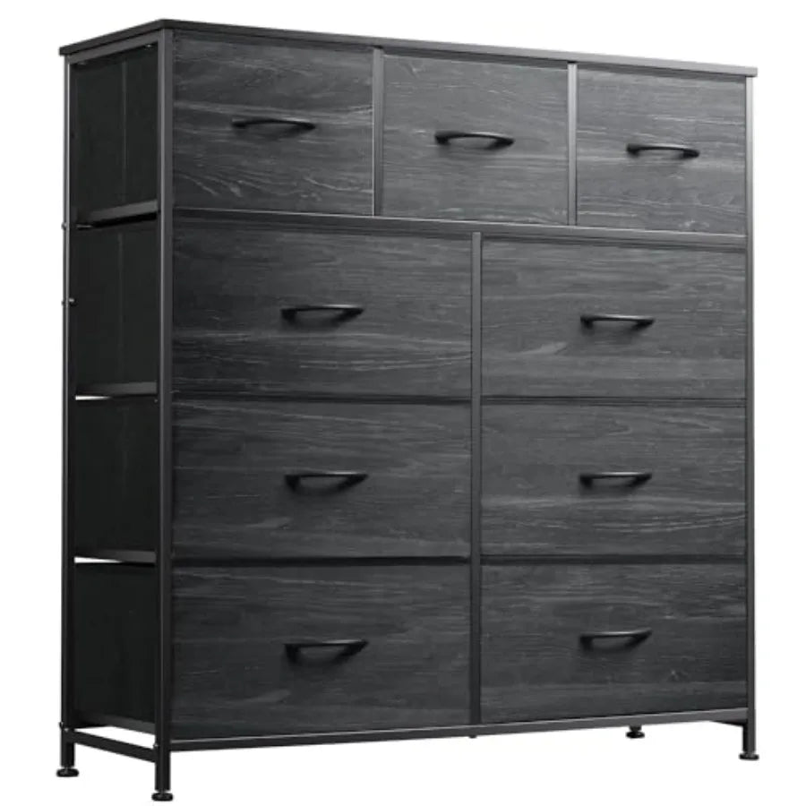 9-Drawer Dresser, Fabric Storage Tower