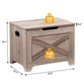 Storage Bench Storage Chest with 2 Safety Hinges Liftable top Shoe Bench Retro Wooden