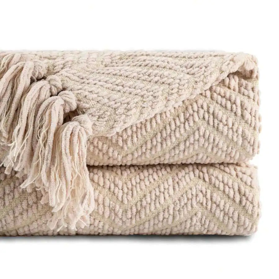 Knitted Olive Green Throw Blanket For Soft Warm Large Throws ,Decorative Green Throw Blankets