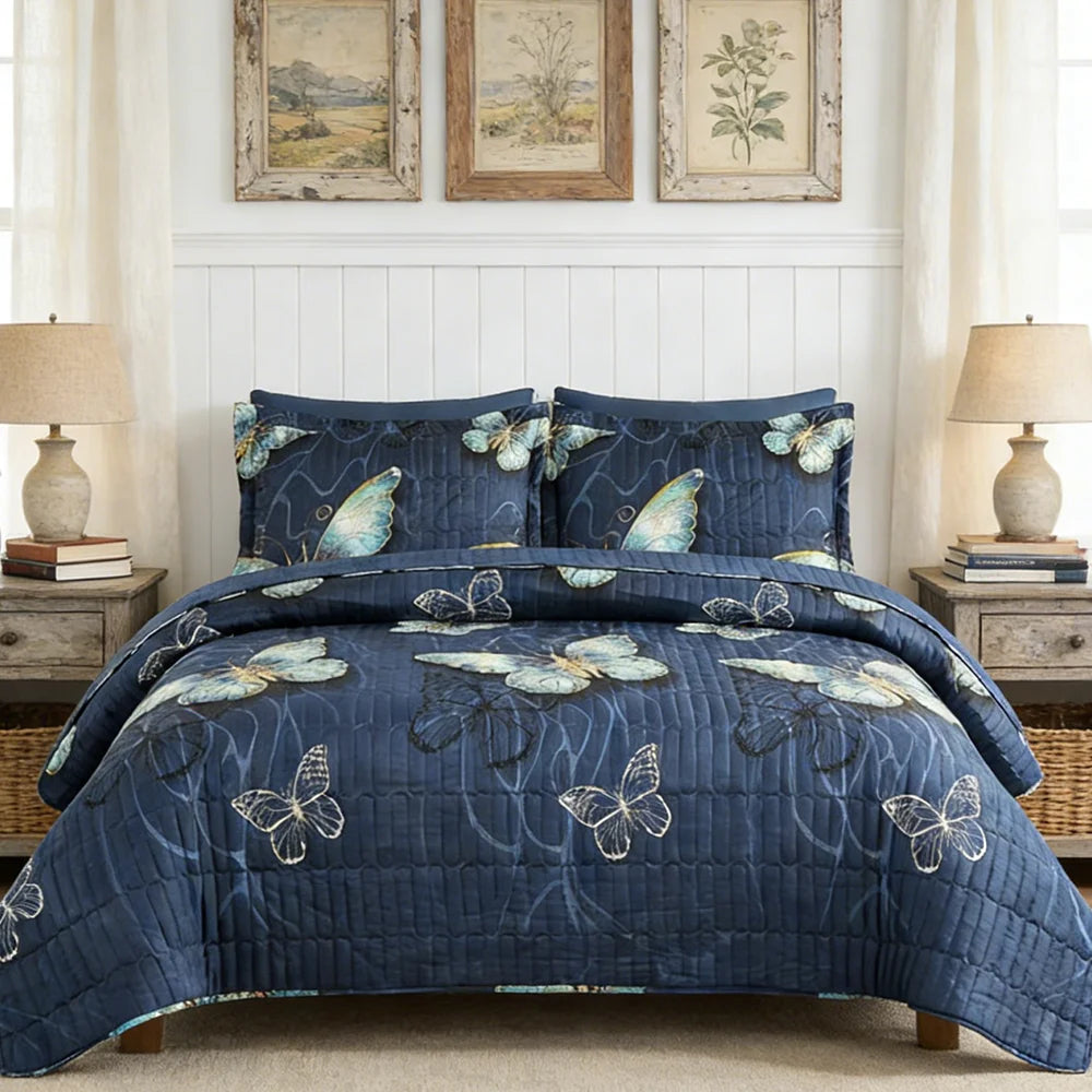 6 Pcs Printed Bedspread Set Luxury High Quality Quilt Set Quilting Thin Comforter Set All Season Use Local Warehouse
