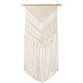 Macrame Wall Hanging Boho Decor, Handmade Cotton Tapestry  17x33 Inches