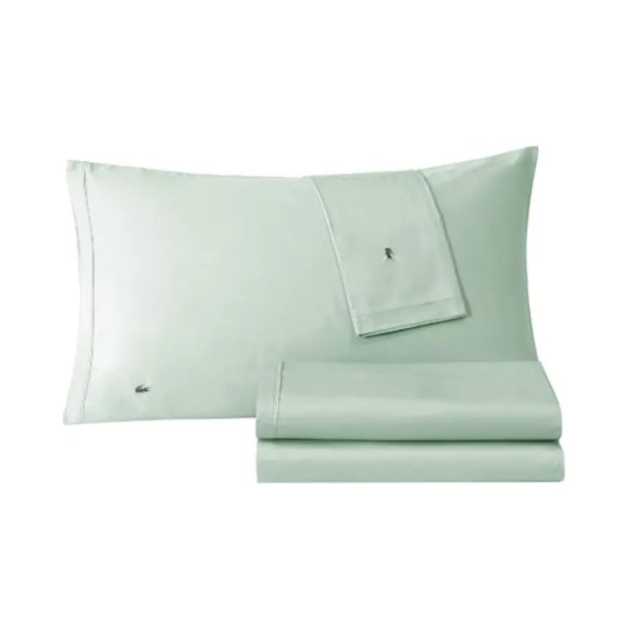 100% Cotton Percale 4-Piece Sheet Set All-Season Bedding, Oeko-Tex Certified, Soft Matte Finish