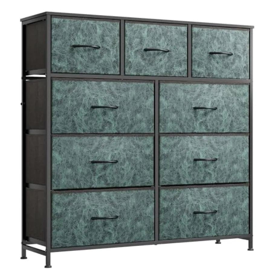 9-Drawer Dresser, Fabric Storage Tower