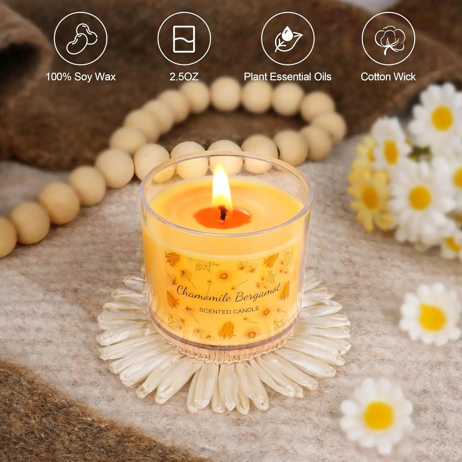12 Pack seasonal MINI Scented Soy Candles Set for multi-holiday