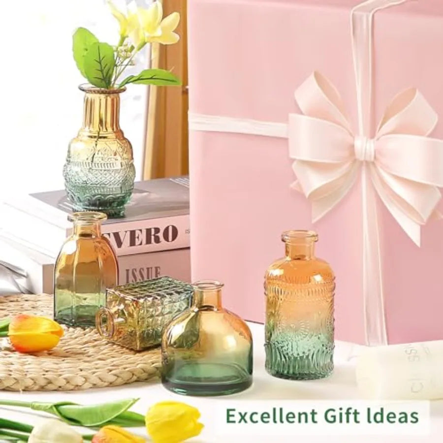 Glass Bud Vases in Bulk Set