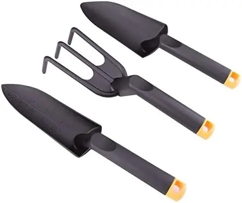 Garden Hand Tools Set: Trowel, Transplanter, Cultivator - Lightweight Fiberglass, Stronger Than Steel, Break-Proof Guarantee