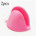 2pcs Thicken Baking  silicone oven mitts Microwave Oven Glove Heat Insulation Anti-slip