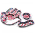 Hamsa Serving Platter 7-Piece Hand-Painted Ceramic