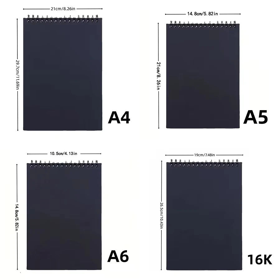 Pack 30-Sheets Acid Free Spiral Bound Sketch Book Artistic Drawing, Painting, Writing
