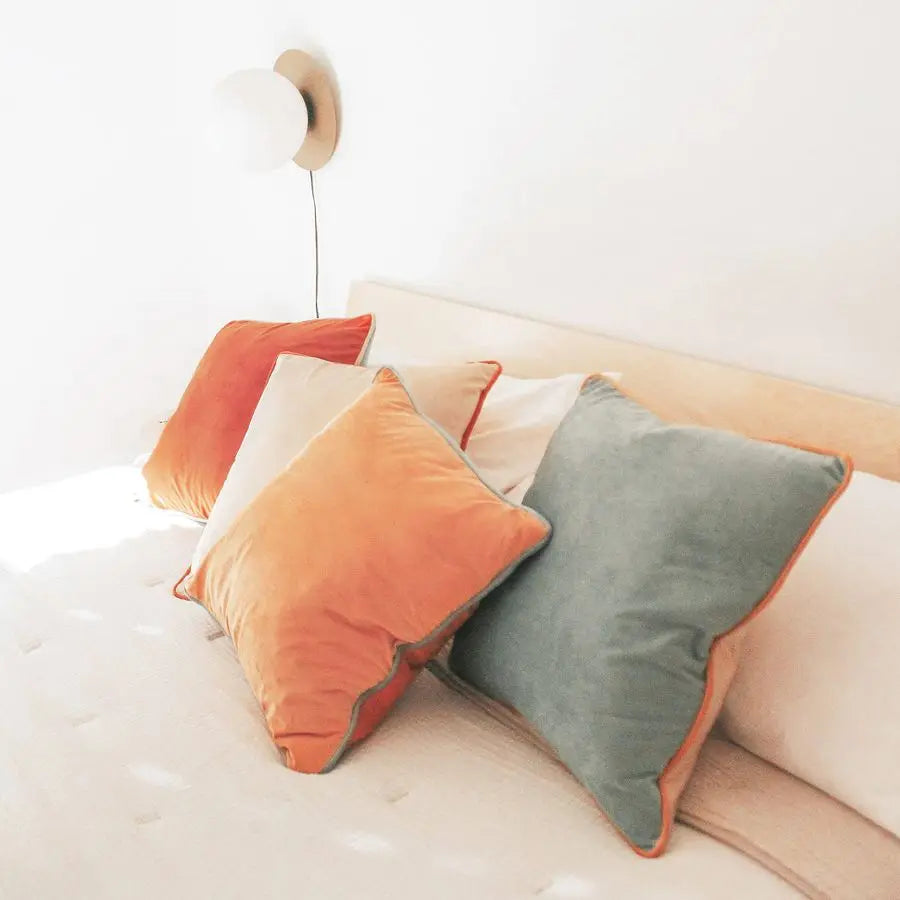 Set of 4 Decorative Velvet, Modern Throw Pillow Covers Soft Velvet Double Sided Designs