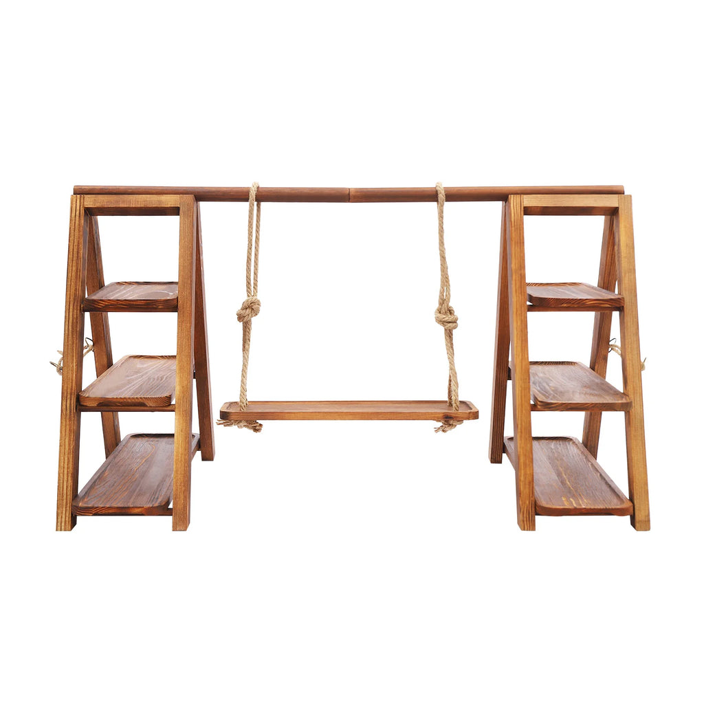 3-Tier Wooden Cake Stand Tray, Dessert Cakes Serving Tray
