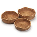 Natural Rattan Woven Stackable Baskets for Storage