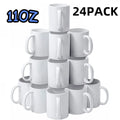 Sublimation Mugs Blank White Ceramic Sublimation Cups, 11 oz Set of 12