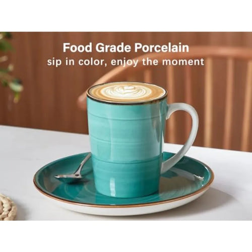 16 oz Large Ceramic Coffee Mugs Set of 4 with Handles