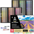 Soft  Chalk Pastels for Artists, Set of 72 for Drawing, Blending, Layering